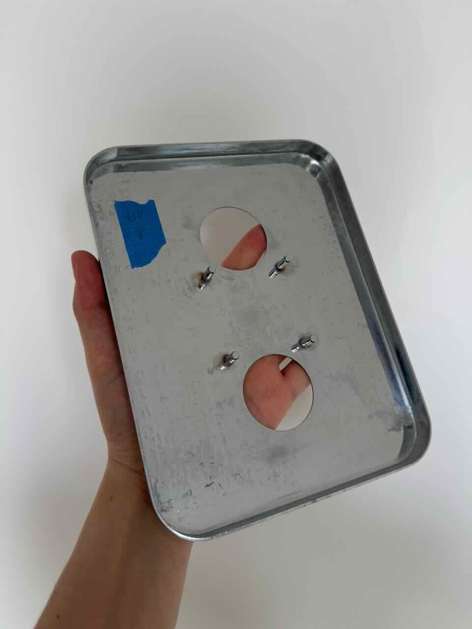 Chrome plate back